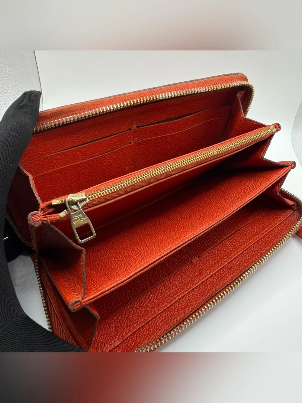 Louis Vuitton Cerise Empreinte Zippy Continental Wallet